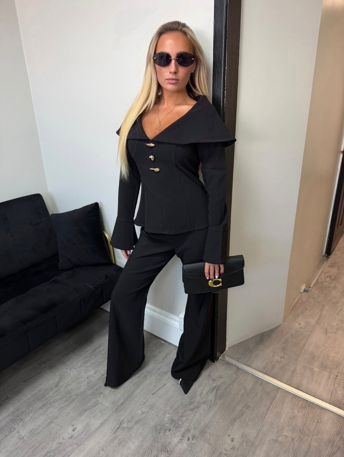 Luxe Cape Tailored Suit