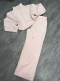 Zara-Style Lightweight Pink Tracksuit Set