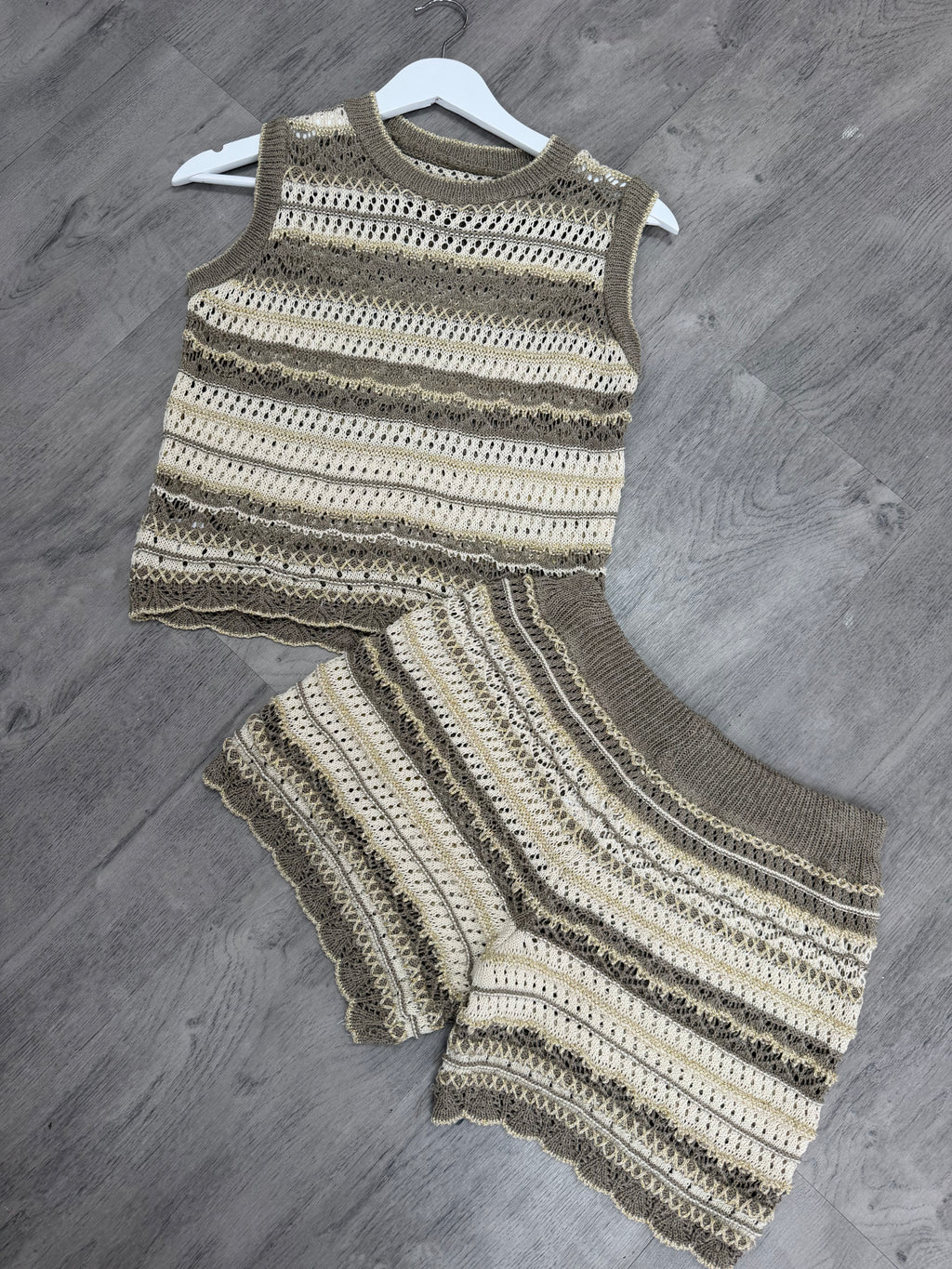 Coastal Crochet Knit Set