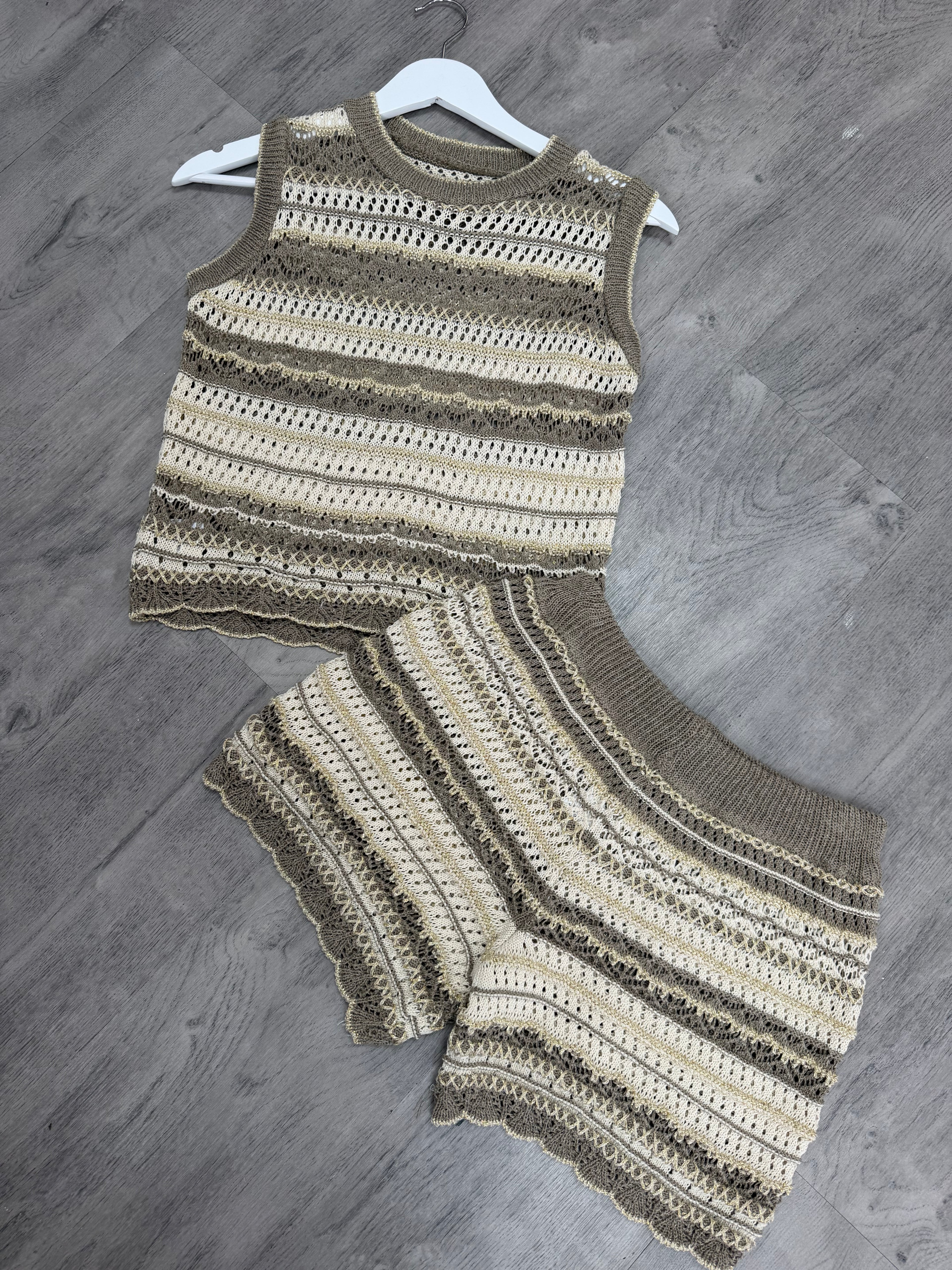 Coastal Crochet Knit Set