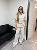 Ivory Utility Belted Co-Ord Set