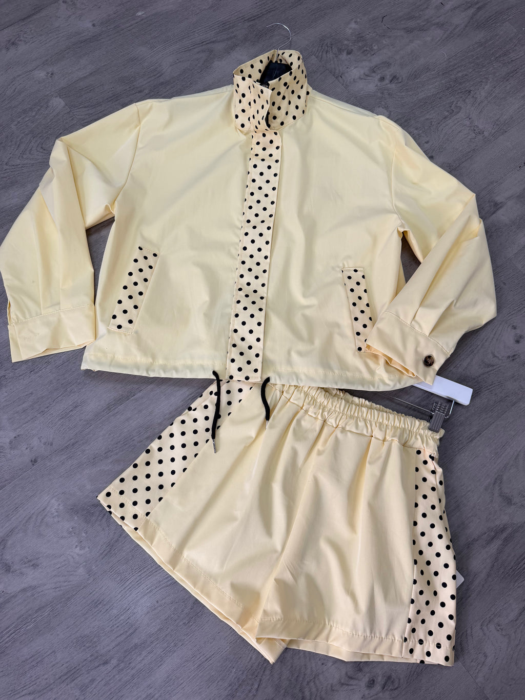 Polka Dot Windbreaker Co-Ord