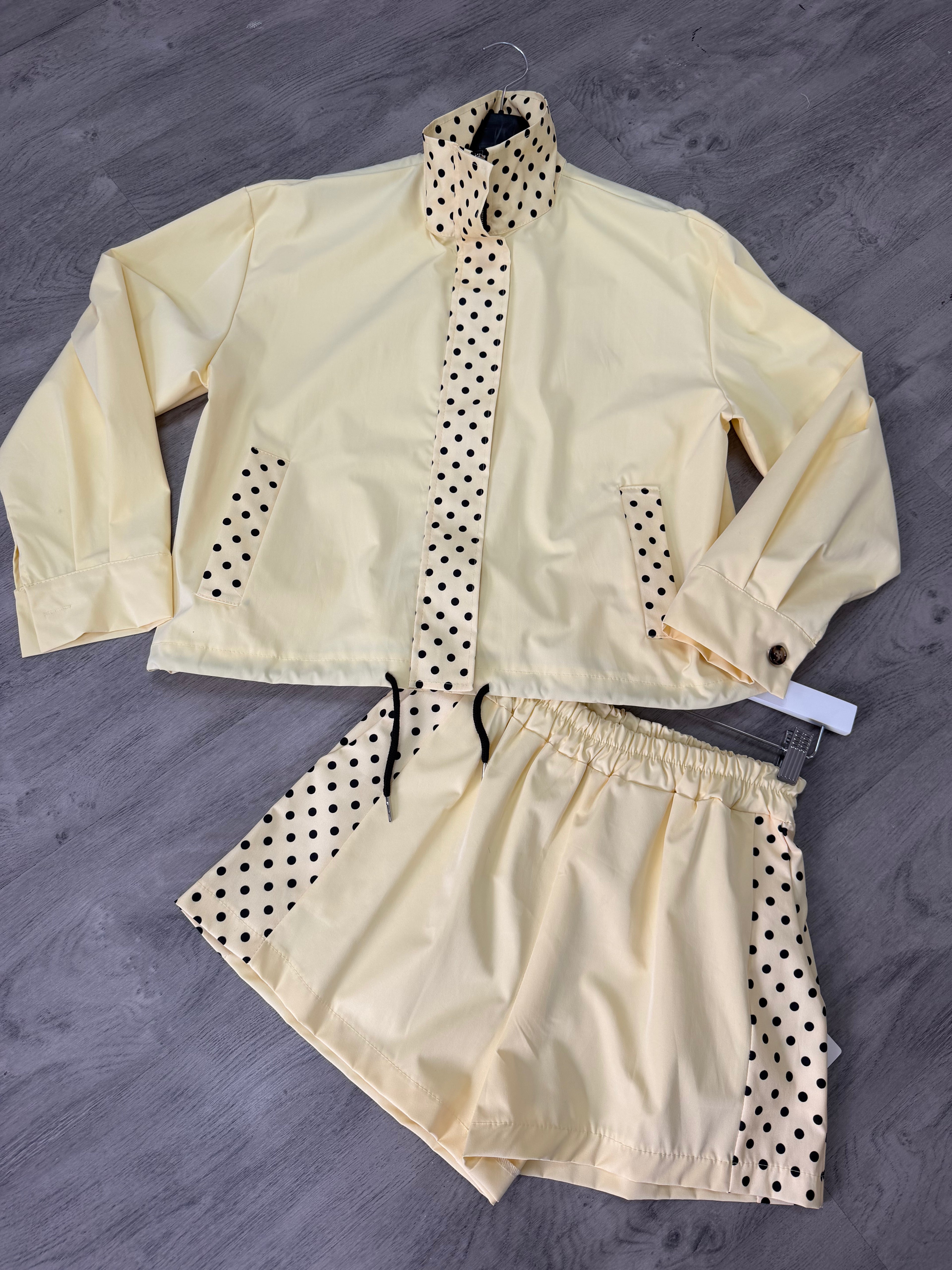 Polka Dot Windbreaker Co-Ord